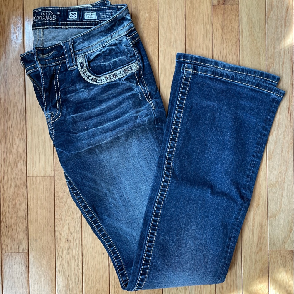 Miss me jeans mid rise boot cut size 29